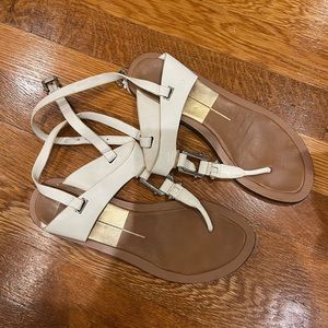 Dolce Vita white sandles